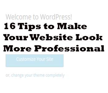 16 tips to make your website look more professional