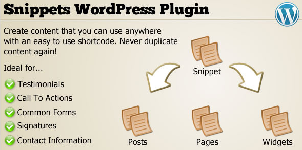 Snippets WordPress Plugin