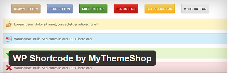 WP Shortcodes by My Theme Shop